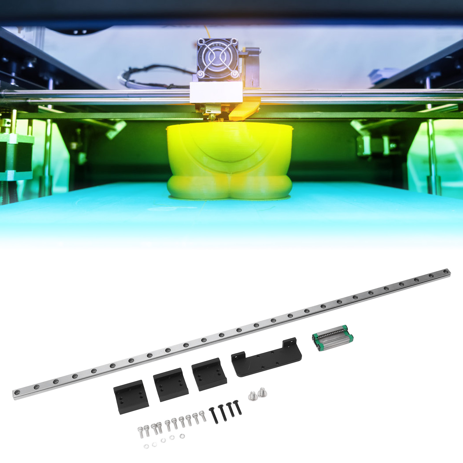 3D Printing Guide - Linearschiene für 3D-Drucker, Cr-Stahl mit hohem
