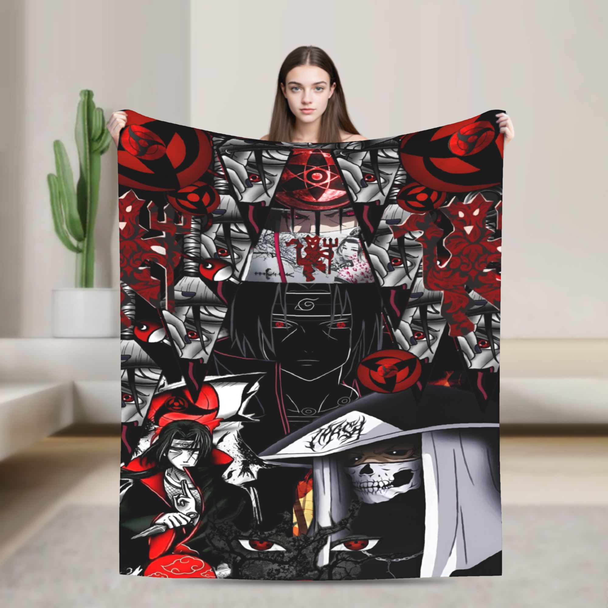 3D Printing Custom - Maßgefertigte 3D-Druck U-Uchihaes Itachi Manga-Decken Atmungsaktive